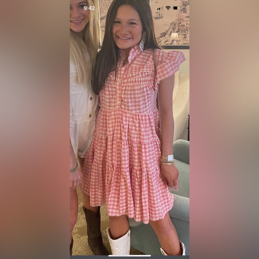 GIGHAM KARLIE DRESS